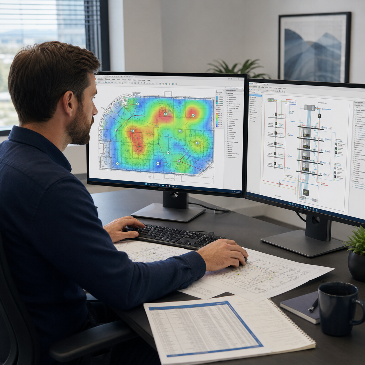 Casanova Solutions Group engineer at work